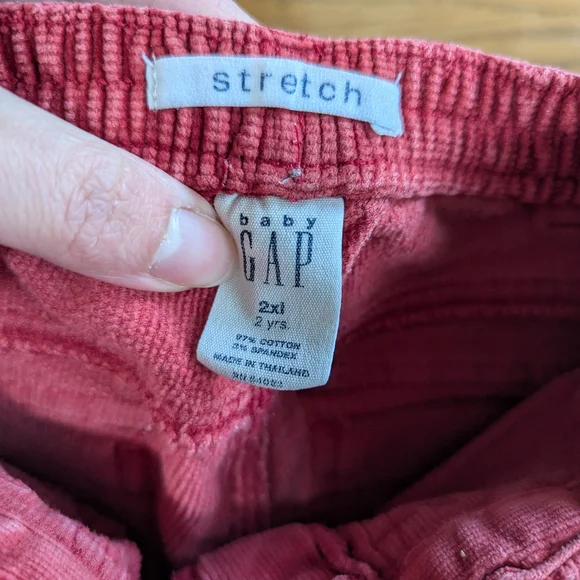 Vintage Baby GAP 2T Toddler Girl Corduroy Bellbottoms - Picture 2 of 3